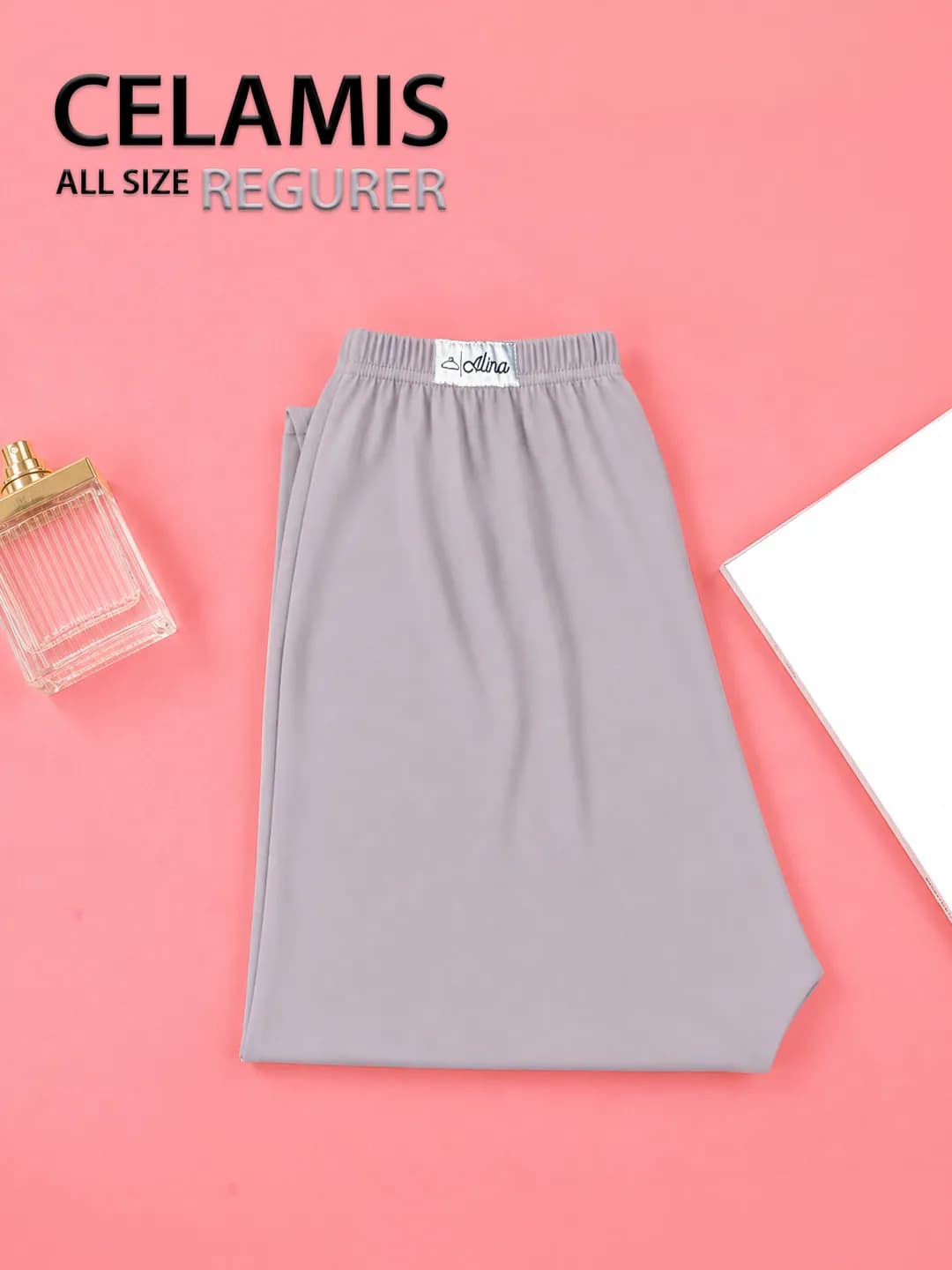 CELAMIS REGULAR ALL SIZE warna Abu²