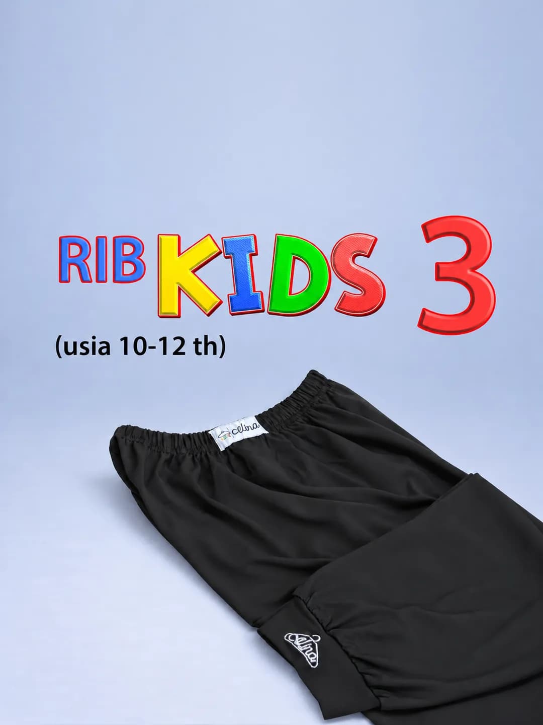 CELAMIS KIDS RIB KIDS 3 warna Hitam