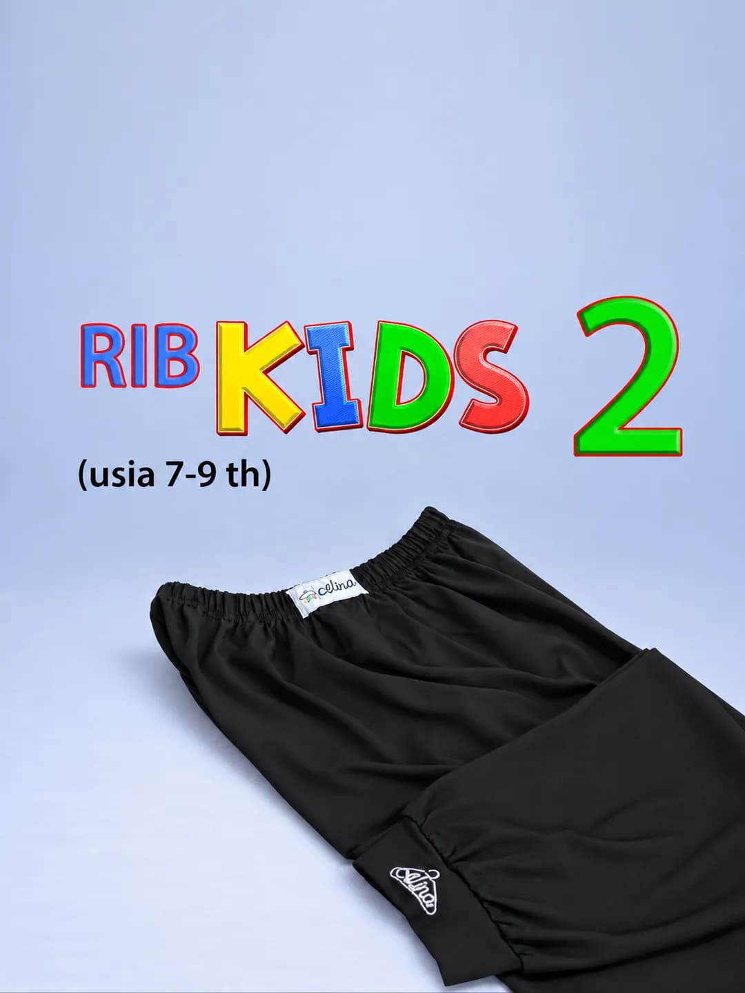CELAMIS KIDS RIB KIDS 2 warna Hitam